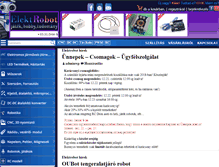 Tablet Screenshot of elektrobot.hu